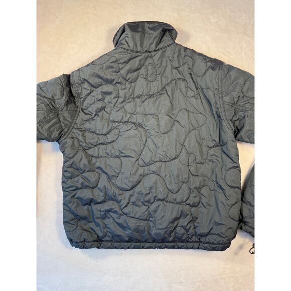 Lululemon Black Heather Quilted Pullover Puffer Jacket Small Insulated - Picture 6 of 8